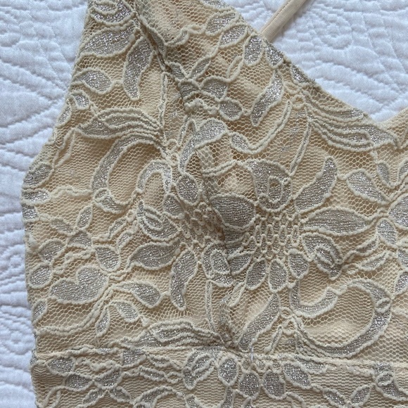 Free people cream lace bralette - Picture 2 of 4